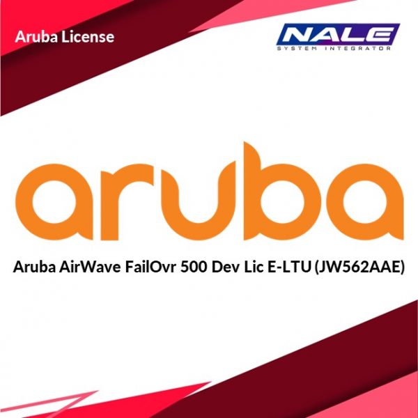 Aruba AirWave FailOvr 500 Dev Lic E-LTU (JW562AAE)